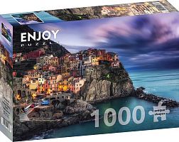 Enjoy 1000 Pieces Puzzle: Manarola at Dusk, Italy