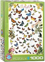 Eurographics 1000 pieces Puzzle: Butterflies