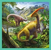 Puzzle Trefl 20х36х50 details: the Amazing world of dinosaurs