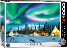 Puzzle Eurographics 1000 pieces: Northern lights - Yellowknife