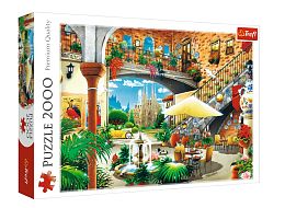 Trefl 2000 puzzle details: View of Barcelona