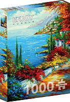 Enjoy 1000 pieces Puzzle: A City by the sea