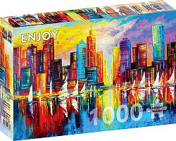 Enjoy 1000 Pieces Puzzle: An Evening in New York