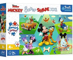 Trefl XXL Puzzle 60 pieces: Mickey is always fun!