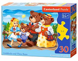 Jigsaw puzzle Castorland 30 pieces: Three bears