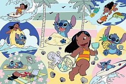 Trefl 160-piece Puzzle: Lilo and Stitch on the beach