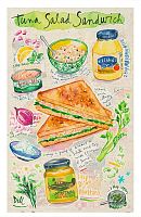 Pintoo 1000-piece puzzle: Lucille Prache. Tuna and salad sandwich