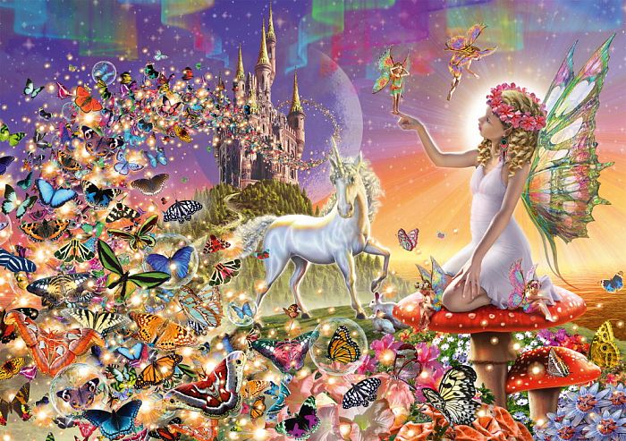 Schmidt puzzle 1500 pieces: The Magical land of fairies 58994
