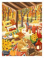 Pintoo Puzzle 1200 pieces: Olivia Gibbs. Autumn porch