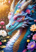 Trefl 1000-piece Puzzle: Colored Dragon