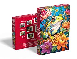 Cherry Pazzi Puzzle 1000 pieces: Flower Frog (MARKDOWN)