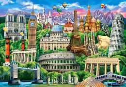 Castorland 1000 pieces puzzle: The sights of the world