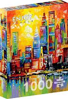 Enjoy 1000 Pieces Puzzle: Vibrant New York