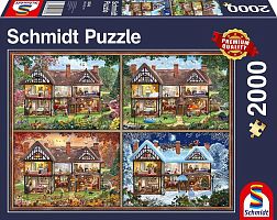 Schmidt puzzle 2000 details: Four seasons