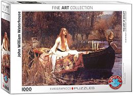 Puzzle Eurographics 1000 pieces: lady of shallotte