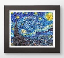 Pintoo 500 pieces puzzle: V. Gog. Starry Night-a puzzle in a puzzle