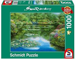 Puzzle Schmidt 1000 items: S. Park Lily Pond