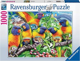 Ravensburger 1000 Pieces Puzzle: The Land of Lorikeets