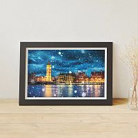 Pintoo 1000 Pieces Puzzle: Thames on a snowy night