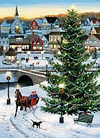 Cobble Hill 500 Pieces Puzzle: Christmas Lights