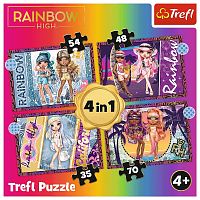 Trefl Puzzle 35#48#54#70 details: Fashion dolls, Rainbow High