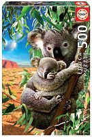 Educa 500 pieces puzzle: Koala with cub