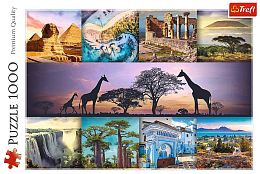 Trefl 1000 Pieces Puzzle: Collage - Africa