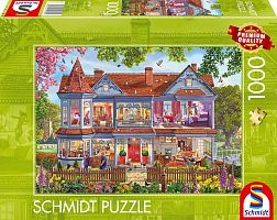 Schmidt 1000 pieces puzzle: A House in Spring