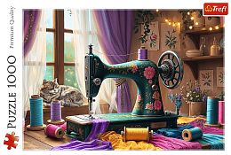 Trefl 1000-piece Puzzle: Sewing Workshop