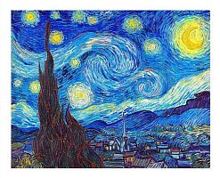 Puzzle Pintoo 500 items: van Gogh Starry night