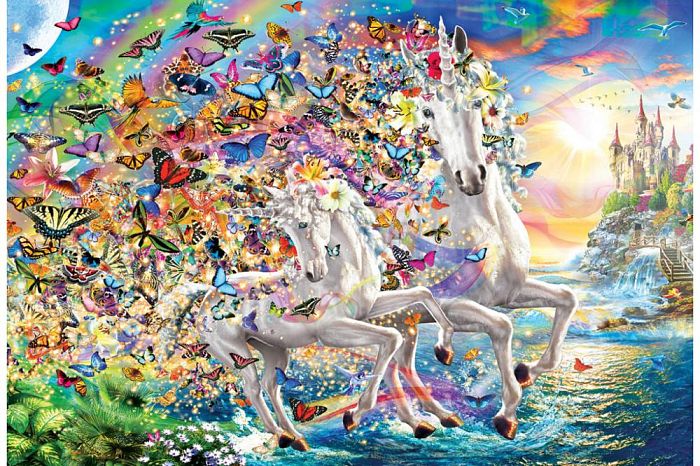 Jigsaw puzzle Eurographics 2000 details: the Fantasy Of the Unicorn 8220-5551