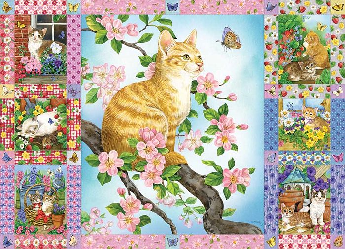 Cobble Hill 1000 Pieces puzzle: Kittens in Colors 80272