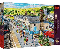 Trefl 1000 Pieces Puzzle: Tea Time. Railway station