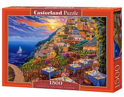 Castorland 1500 Piece Puzzle: A romantic evening in Positano