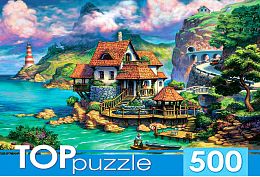 TOP Puzzle 500 pieces: Coastal House