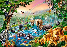 Puzzle Castorland 500 items: River in the jungle