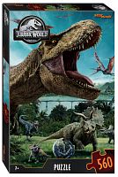 Step puzzle 560 pieces: Jurassic Park