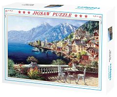 Royaumann 1000 pieces Puzzle: A city by the sea
