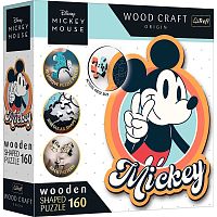 Wooden Trefl Puzzle 160 pieces: Retro Mickey Mouse