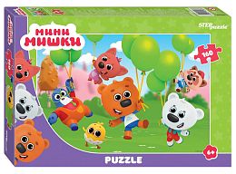 Step puzzle 160 pieces: Mini bears