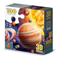 3D Jazzle Puzzle 100 Pieces: Solar System