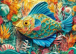Cherry Pazzi Puzzle 1000 pieces: Rainbow Fish