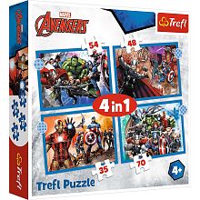 Puzzle Trefl 35#48#54#70 details: Brave Avengers