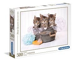 Puzzle Clementoni 500 items: Bath day (kittens)