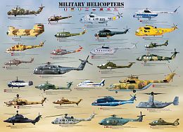 Puzzle Eurographics 1000 pieces: Military helicopters