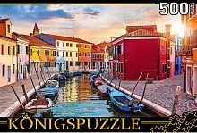 Konigspuzzle puzzle 500 pieces: Venice. Burano Island