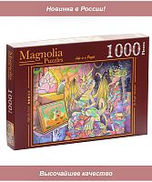 Magnolia 1000 Pieces Puzzle: Dissectologist is a puzzle lover