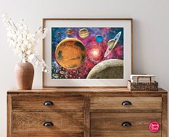 Cherry Pazzi Puzzle 1000 pieces: Above the lunar horizon