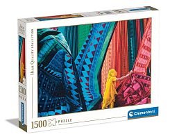 Clementoni Puzzle 1500 pieces: Multicolored fabrics