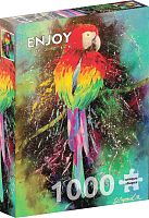 Enjoy 1000 Pieces Puzzle: Colorful Parrot